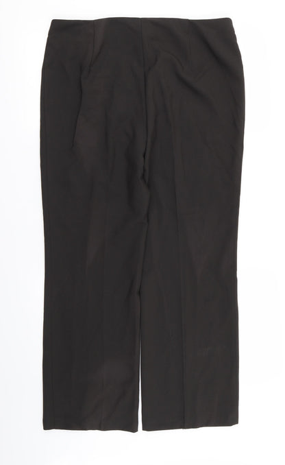 Womens UK Size 14 M&S Regular Fit  Brown Trousers