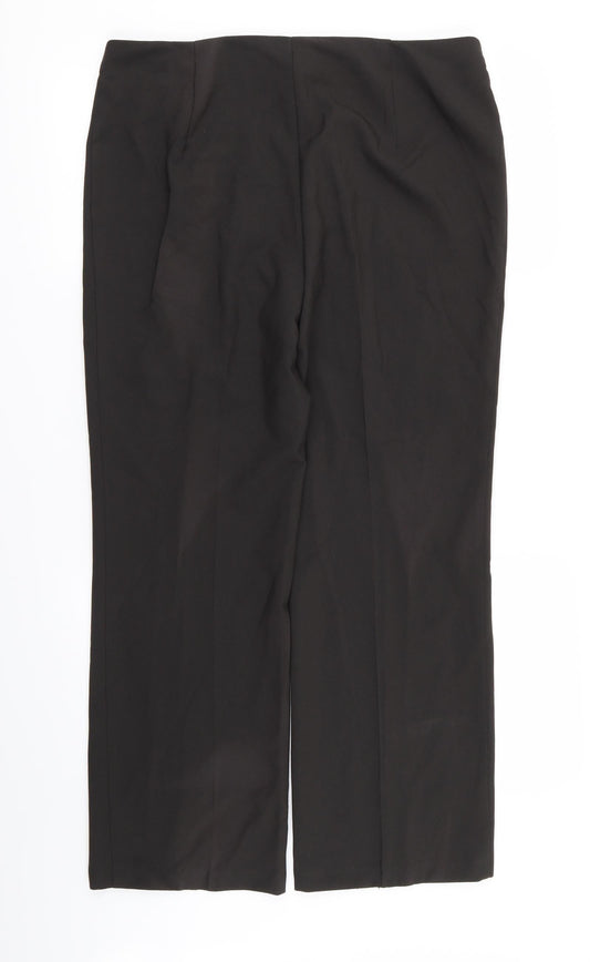 M&S Womens Brown   Trousers  Size 14 L26 in