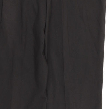 Womens UK Size 14 M&S Regular Fit  Brown Trousers