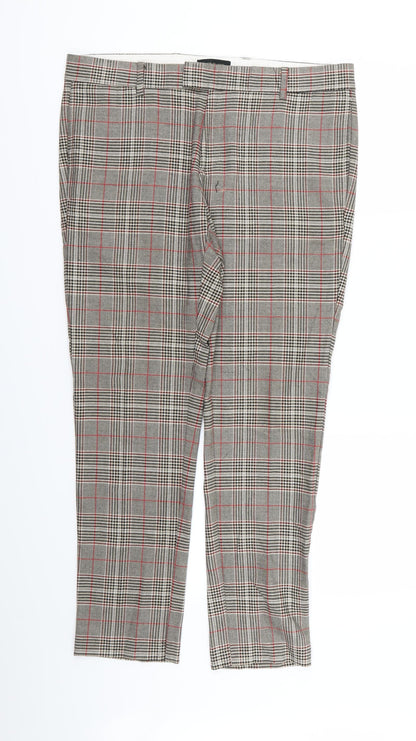 Womens UK Size 34 in River Island Regular Fit  Beige Trousers