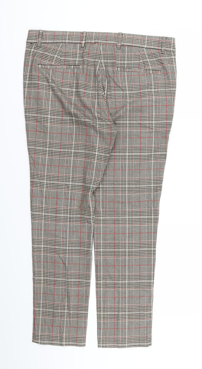 Womens UK Size 34 in River Island Regular Fit  Beige Trousers