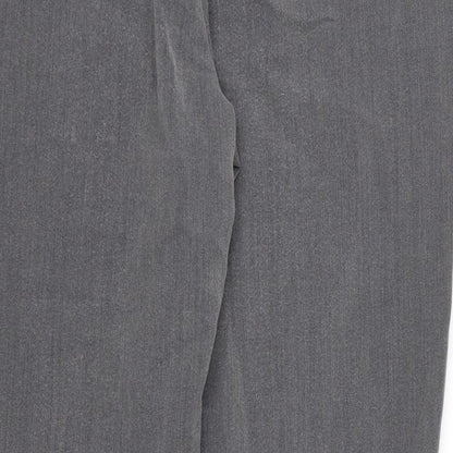 Womens UK Size 14 Classic Regular Fit  Grey Trousers