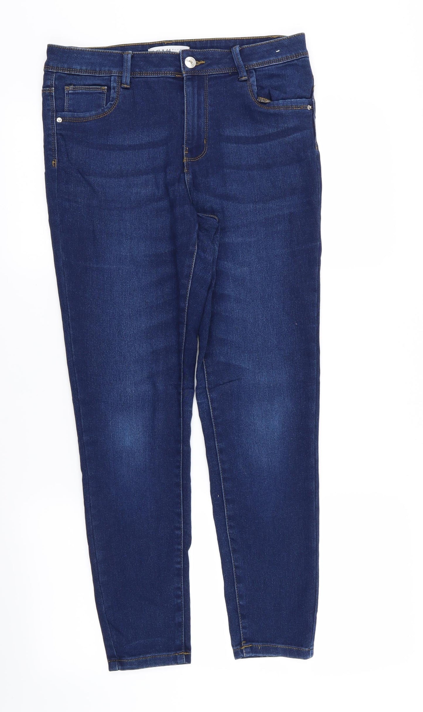 Womens UK Size 12 denim and co Regular Fit Skinny Blue Jeans