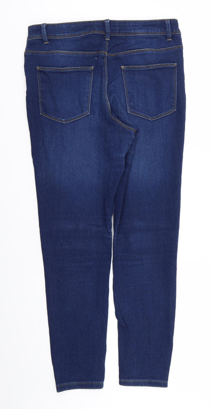 Womens UK Size 12 denim and co Regular Fit Skinny Blue Jeans