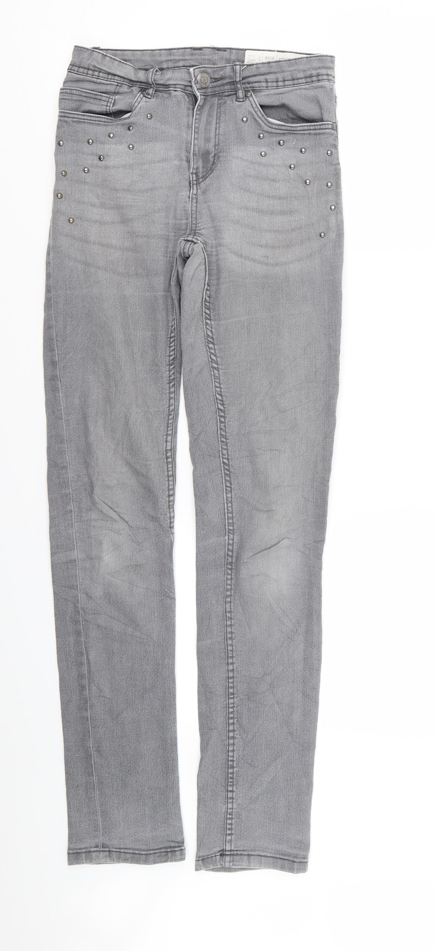 ESMARA Womens Grey   Skinny Jeans Size 6 L31 in