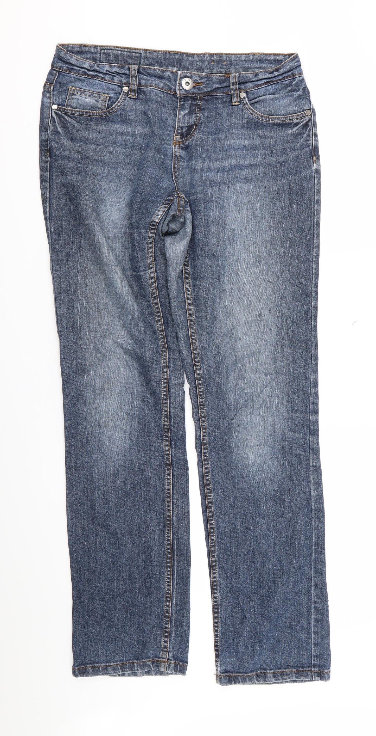 c.i.c Mens Blue   Straight Jeans Size 29 in L34 in