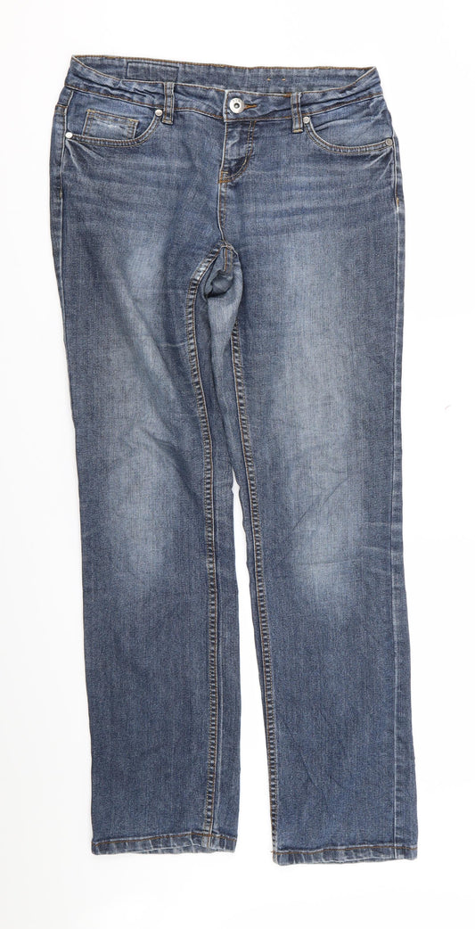 c.i.c Mens Blue   Straight Jeans Size 29 in L34 in