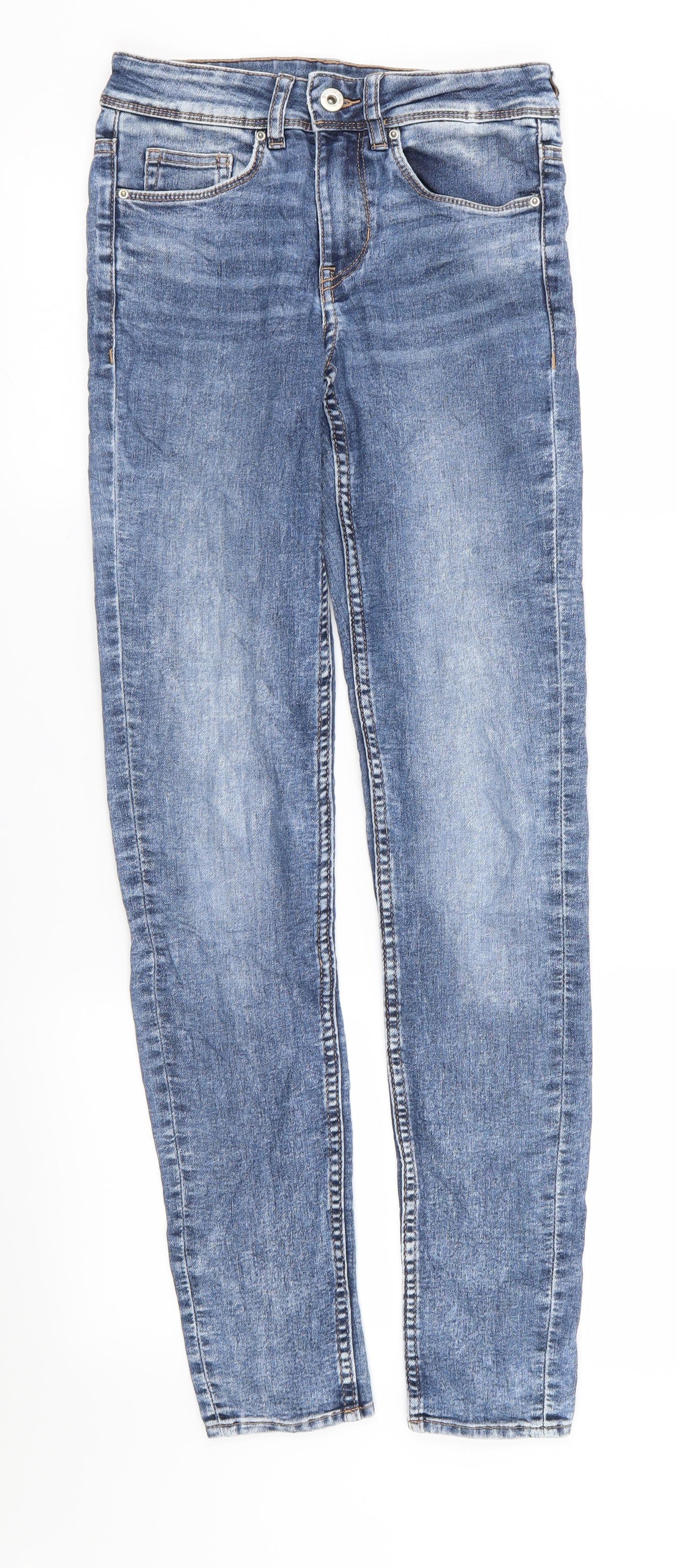 Divided by H&M Womens Blue   Skinny Jeans Size 4 L29 in