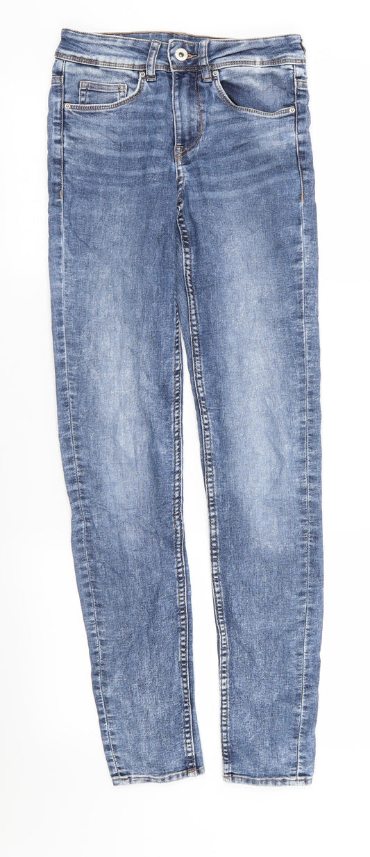 Divided by H&M Womens Blue   Skinny Jeans Size 4 L29 in