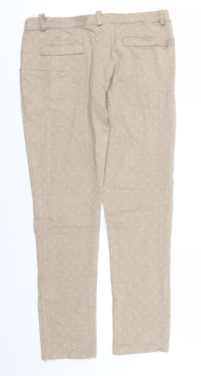 Womens UK Size 24 in Preworn Regular Fit  Beige Trousers