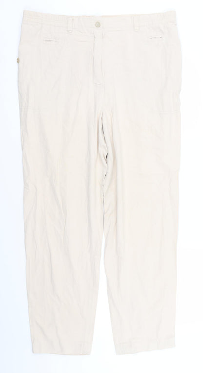 C&A Womens Pink   Trousers  Size 34 in L28 in