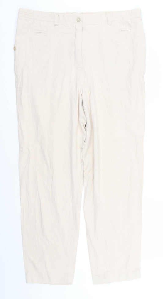 C&A Womens Pink   Trousers  Size 34 in L28 in