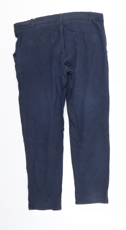 cubus as Womens Blue   Chino Trousers Size 8 L25 in