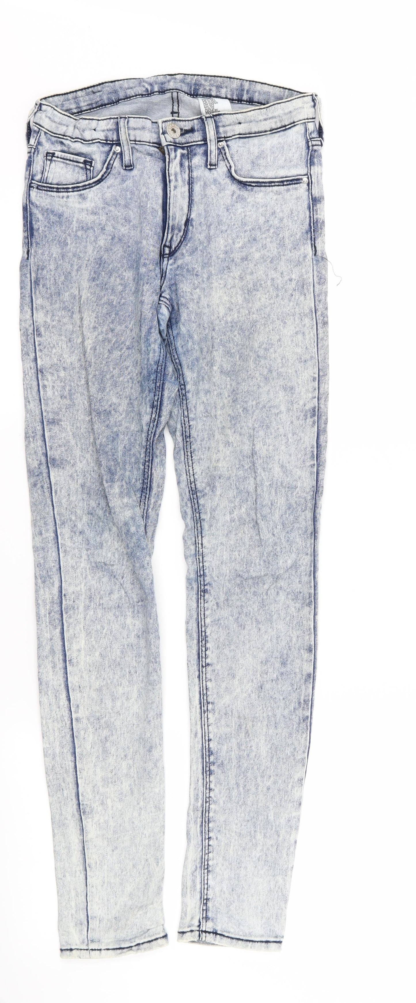 H&M Girls Blue   Skinny Jeans Size 11 Years