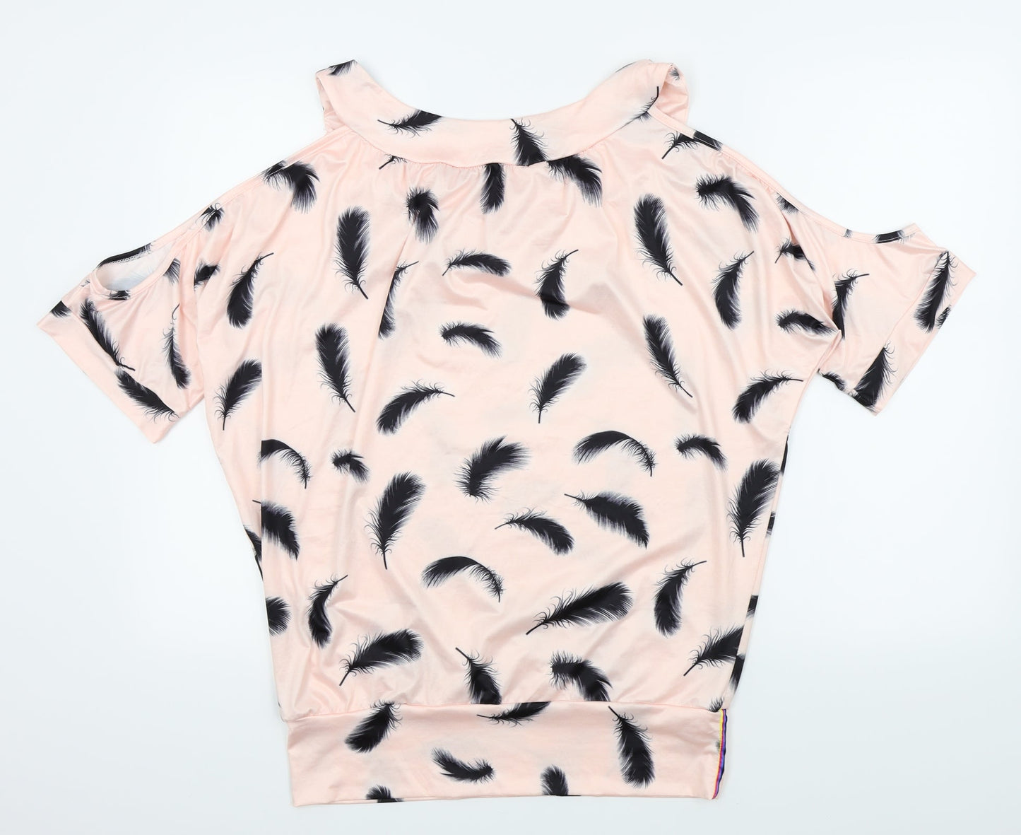 Womens UK Size XL Preworn Pink Basic Blouse