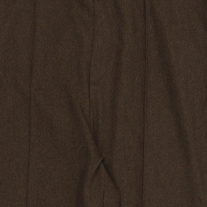 Womens UK Size 23 in Preworn Regular Fit Sweatpants Brown Trousers