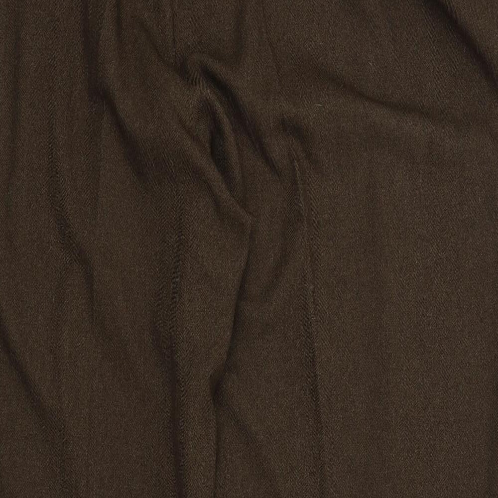 Womens UK Size 23 in Preworn Regular Fit Sweatpants Brown Trousers