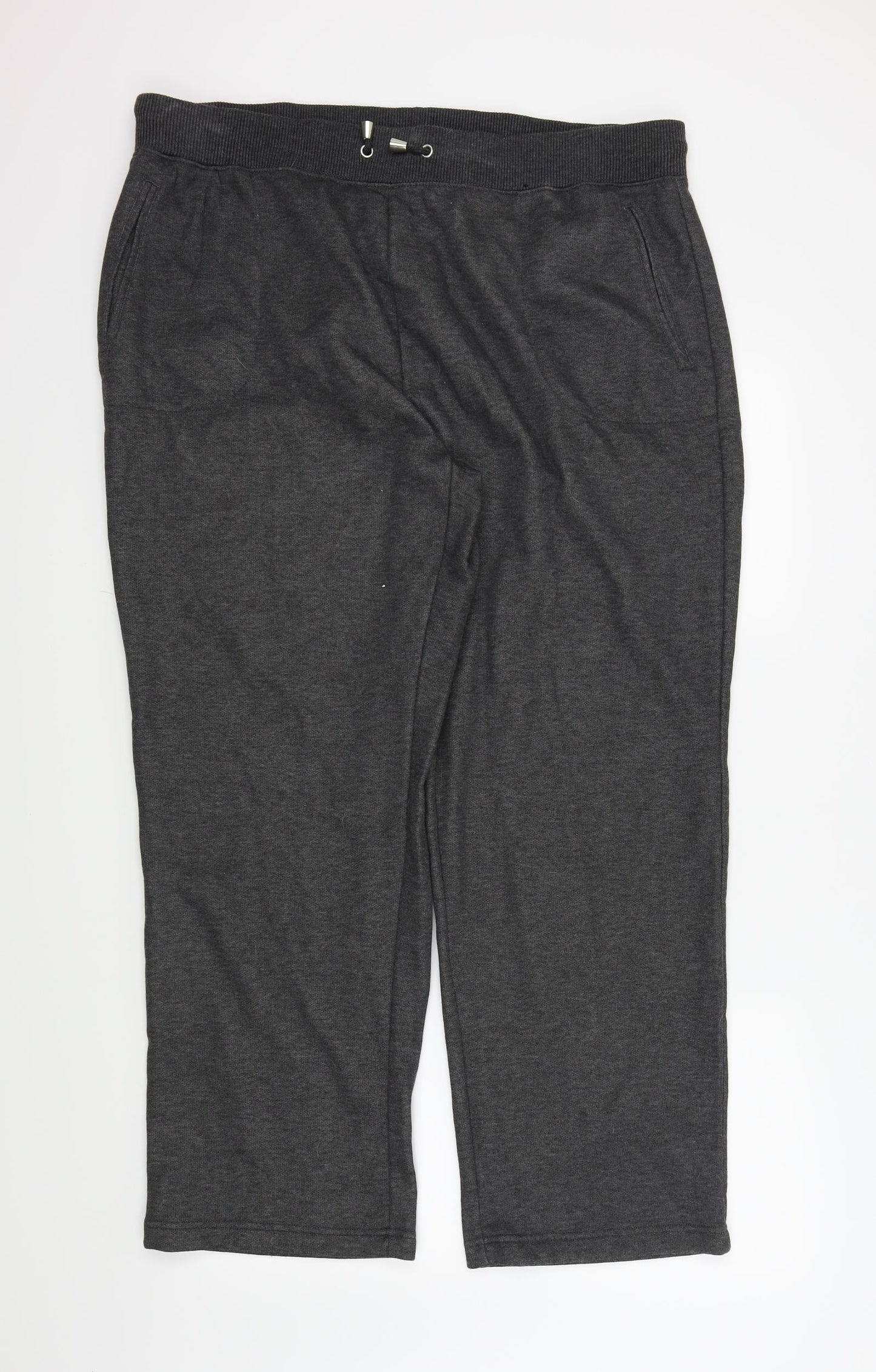 Womens UK Size L BM Regular Fit Jogger Grey Trousers