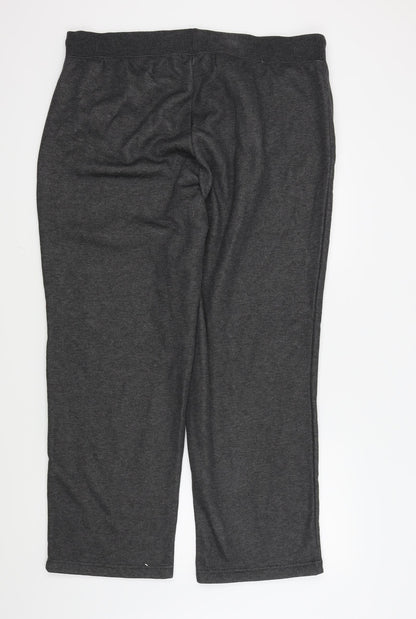 Womens UK Size L BM Regular Fit Jogger Grey Trousers