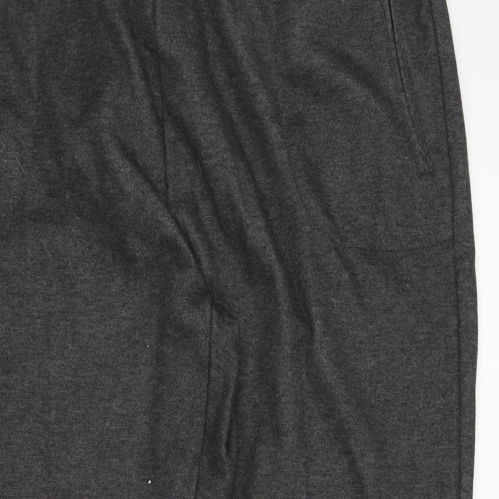 Womens UK Size L BM Regular Fit Jogger Grey Trousers
