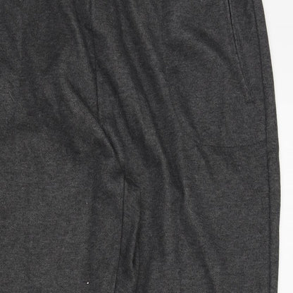 Womens UK Size L BM Regular Fit Jogger Grey Trousers