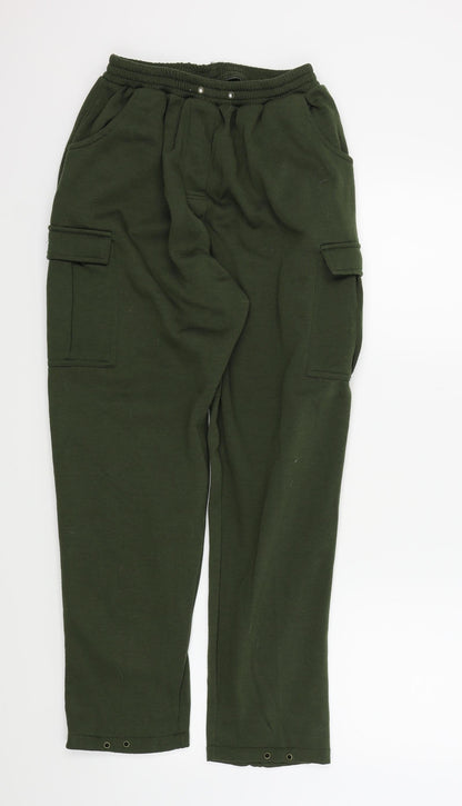 NUGGETS Womens Green   Jogger Trousers Size L L27 in
