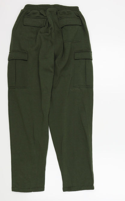 NUGGETS Womens Green   Jogger Trousers Size L L27 in