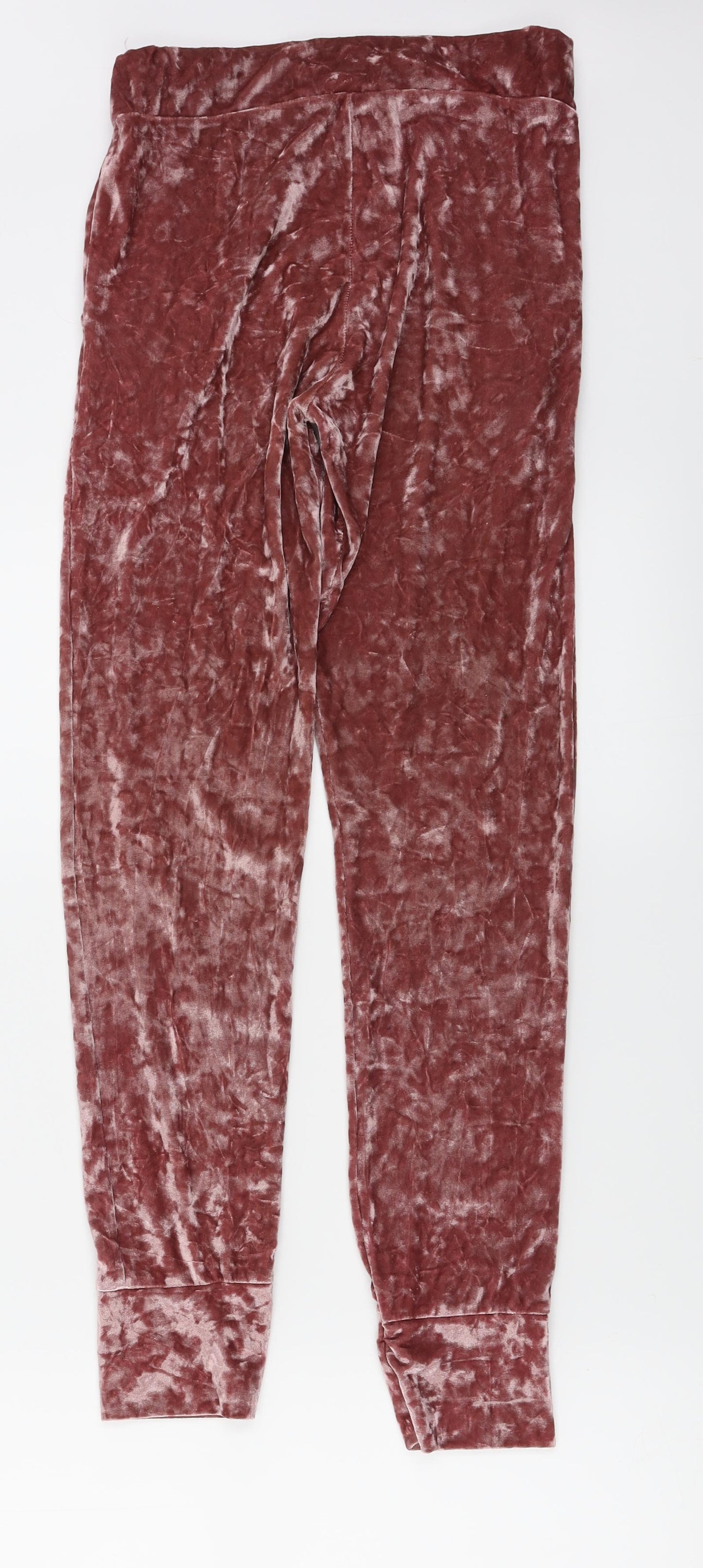 Womens UK Size M Preworn Regular Fit Jogger Pink Trousers