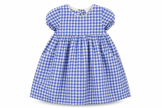 NEXT  Girls Blue Check  A-Line  Size 2 Years