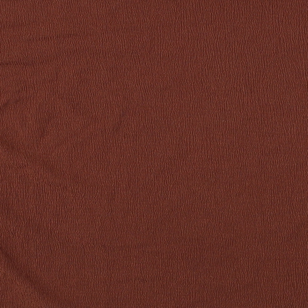 Womens UK Size XS Pull&Bear Brown Basic Blouse