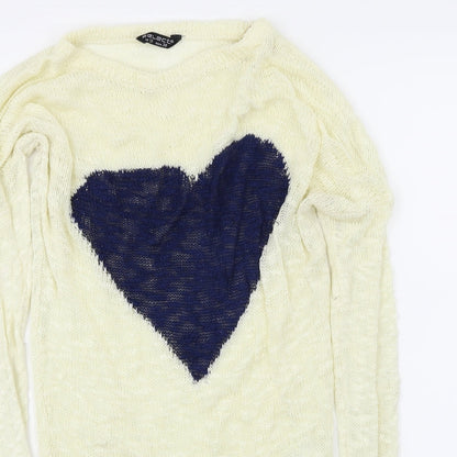 Select  Womens Ivory   Pullover Jumper Size 10