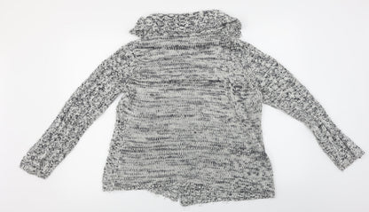 Pure & Natural  Womens Grey   Cardigan Jumper Size 16