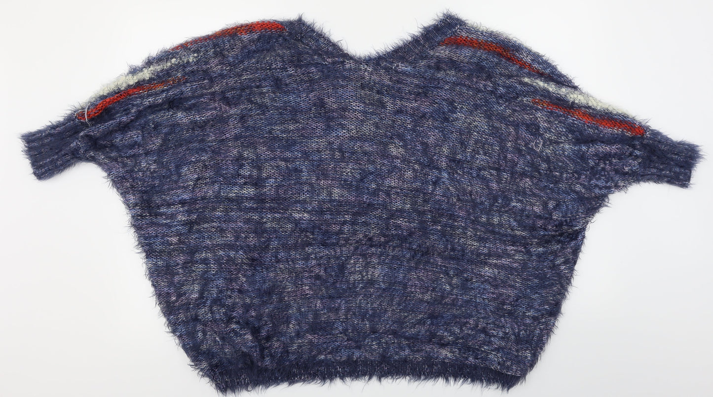 QED London  Womens Blue   Cardigan Jumper Size L