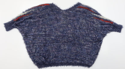 QED London  Womens Blue   Cardigan Jumper Size L