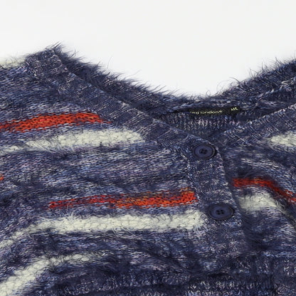 QED London  Womens Blue   Cardigan Jumper Size L