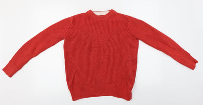 Marks and Spencer  Mens Red   Pullover Jumper Size S