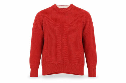 Mens UK Size S Marks and Spencer Red Pullover Jumper