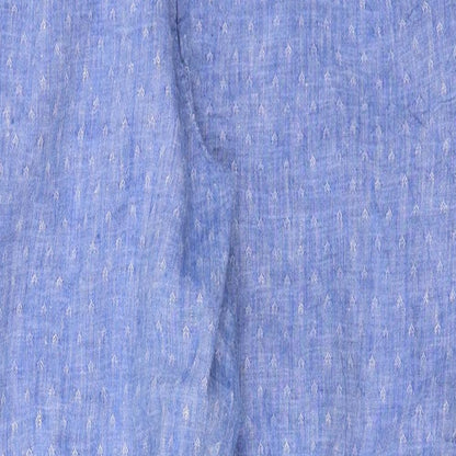 Womens UK Size 12 Marks and Spencer Regular Fit  Blue Trousers