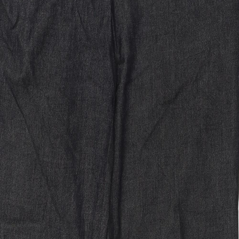 Womens UK Size 10 Marks and Spencer Regular Fit  Grey Trousers