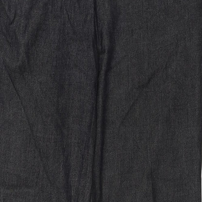 Womens UK Size 10 Marks and Spencer Regular Fit  Grey Trousers