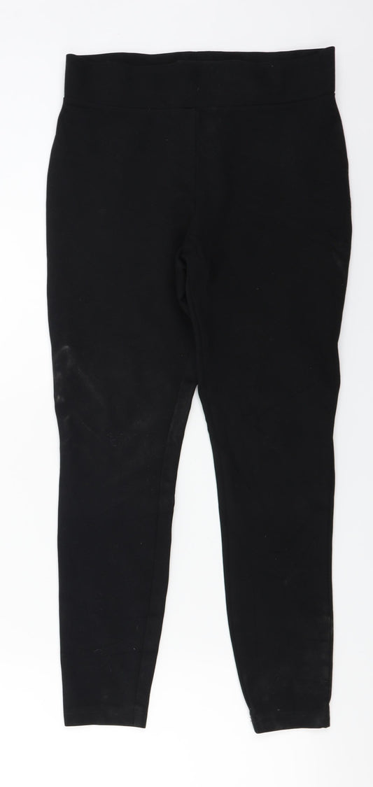 Womens UK Size 12 NEXT Regular Fit  Black Trousers