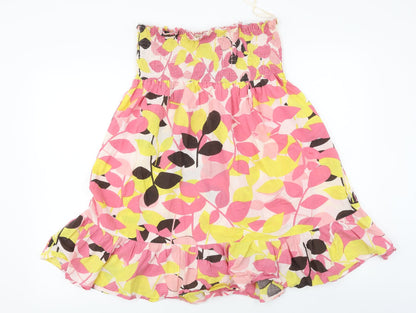 Essential Style  Womens Pink Floral  A-Line  Size 12