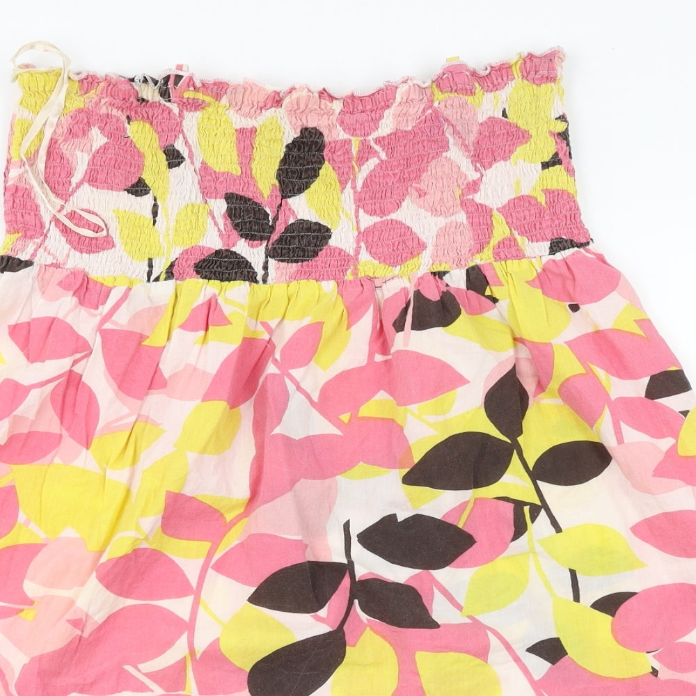 Essential Style  Womens Pink Floral  A-Line  Size 12