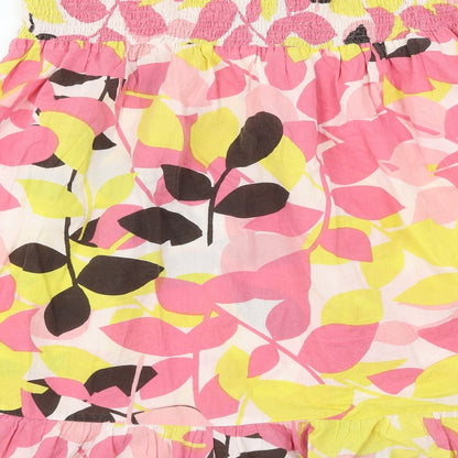 Essential Style  Womens Pink Floral  A-Line  Size 12
