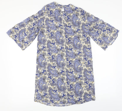 Womens UK Size 6 H&M Blue Basic Blouse