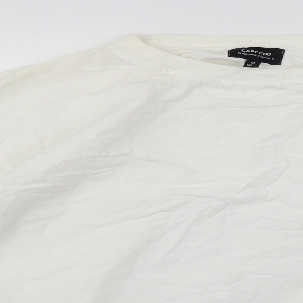 Cape Cod Womens White   Basic T-Shirt Size M