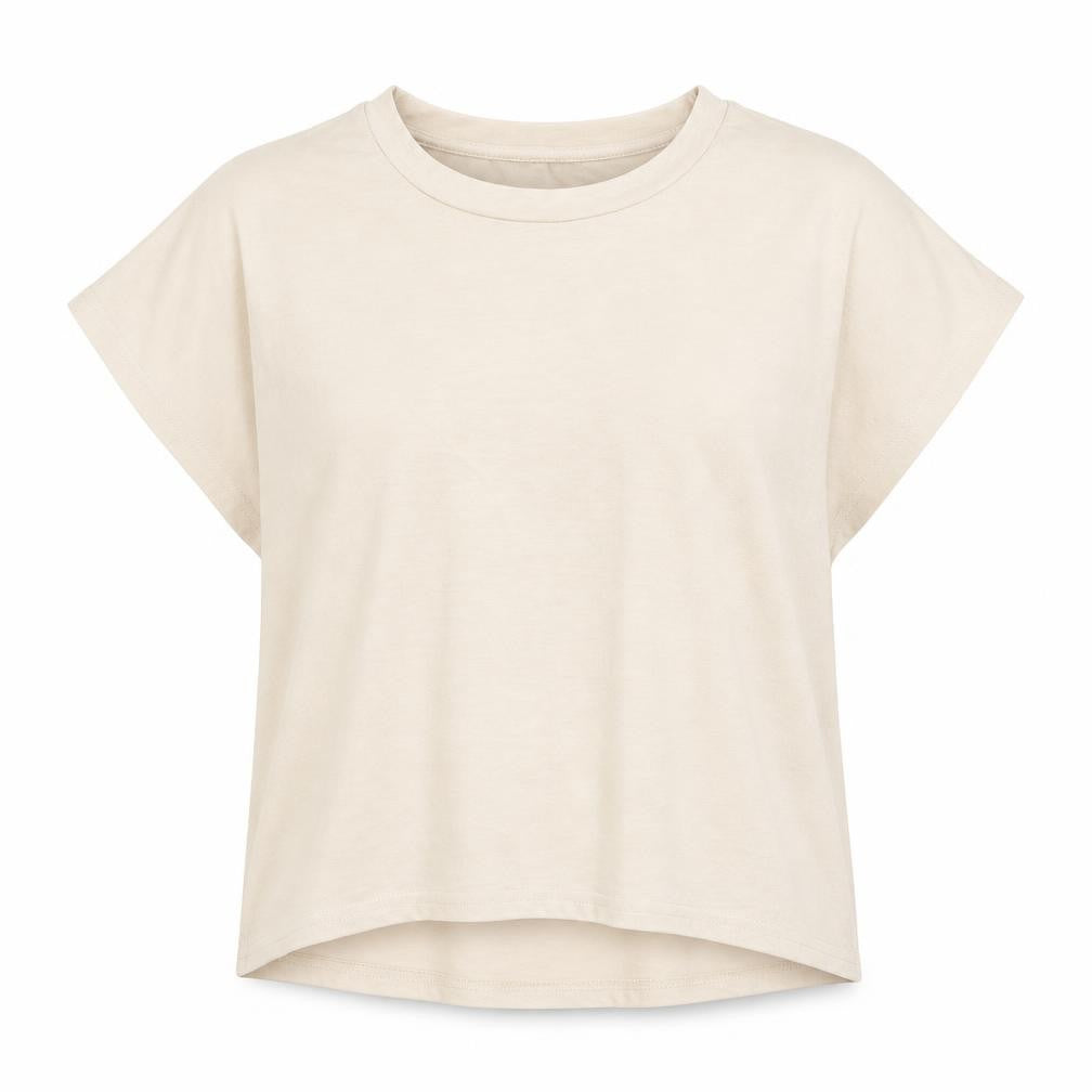 Womens UK Size L Preworn Beige Basic Blouse