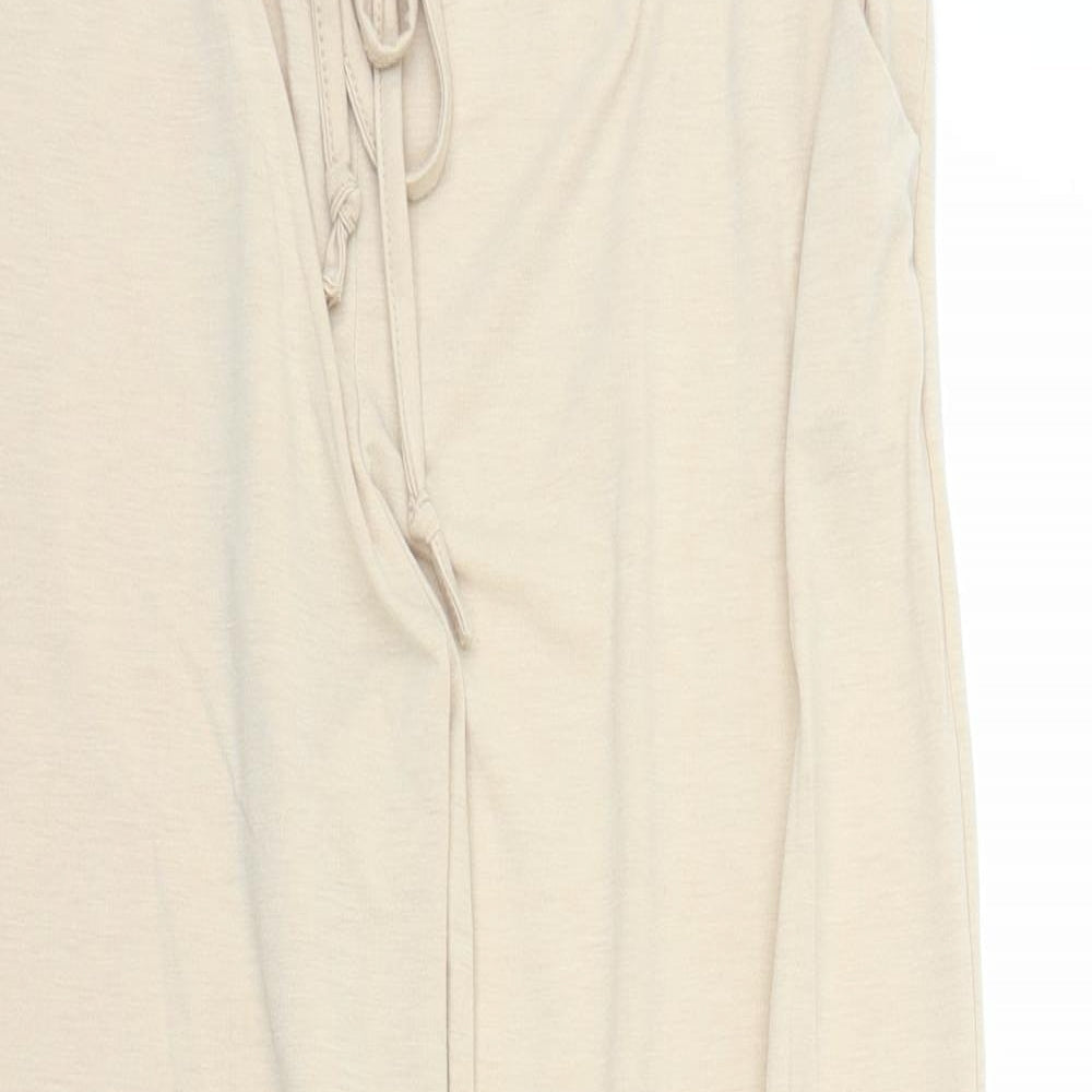 Womens UK Size L Preworn Regular Fit Bloomer Beige Trousers