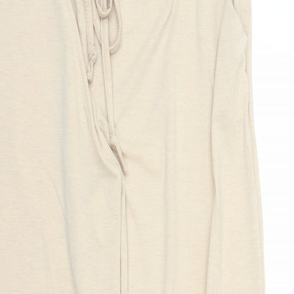 Womens UK Size L Preworn Regular Fit Bloomer Beige Trousers