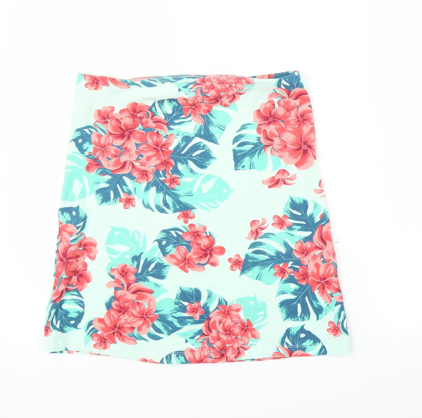 Capsule Womens Green Floral  Bandage Skirt Size 14